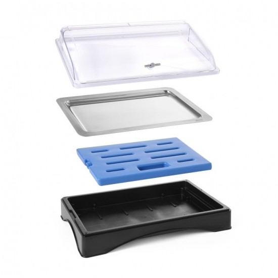 REFRIGERATED SHOWCASE ROLL TOP GN 1/1