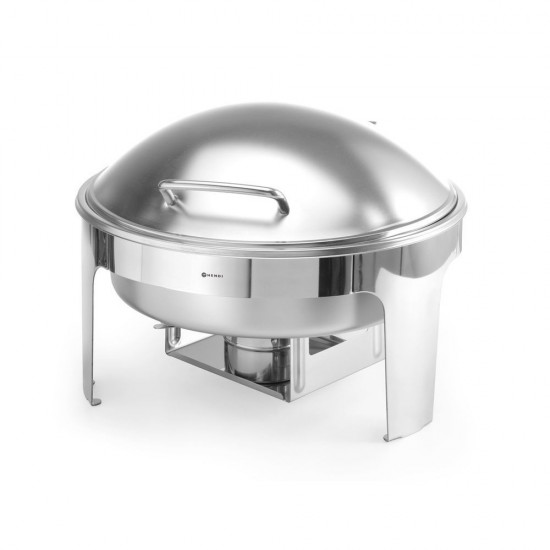 ROUND CHAFING DISH SATIN FINISH - professionale