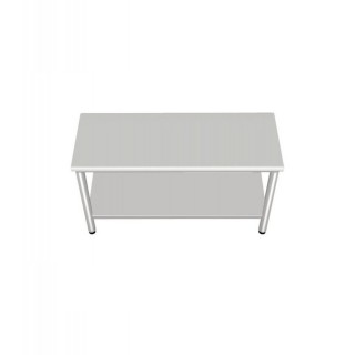 WORKBENCH FOR PASTRY 1800x1000 WITHOUT BACK WITH INTERMEDIATE SHELF