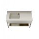 OPEN SINK 1200X700 ON LEGS WITH LOWER SHELF 1 RIGHT DRIPPER TANK - risto&food