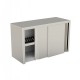 CABINET WALL CABINET 1400x600 WITH SLIDING DOORS AND DISH-PLATE SHELF - professionale