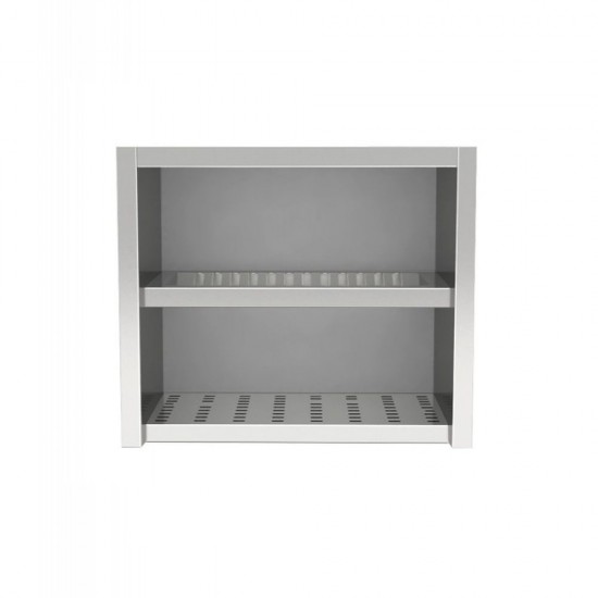 OPEN WALL UNIT 1000x600 WITH DISHES AND BASE SHELF - risto&food