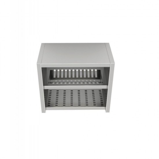 OPEN WALL UNIT 1000x600 WITH DISHES AND BASE SHELF - risto&food