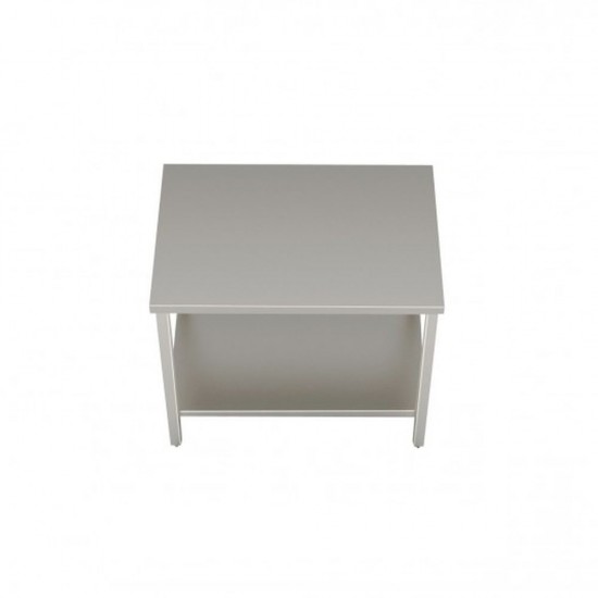 OPEN TABLE 1000X700 WITH LOWER SHELF - professionale