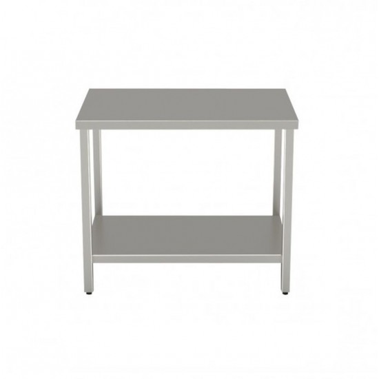 OPEN TABLE 700x700 WITHOUT BACKSIDE AND WITHOUT LOWER SHELF - professionale