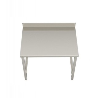 OPEN TABLE 800x700 WITH BACK AND WITHOUT LOWER SHELF