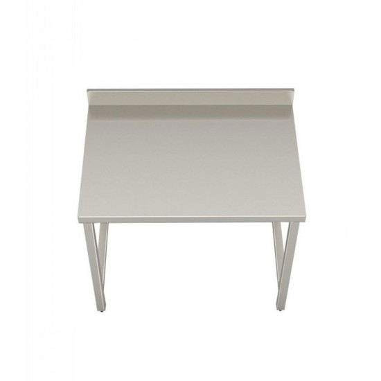 OPEN TABLE 900x700 WITH BACK WITHOUT LOWER SHELF - professionale