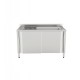SLIDING CABINET SINK MACERO AND WASHING POTS 1000X700 - professionale