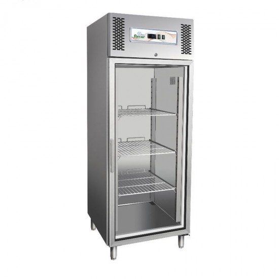 Armadio refrigerato Forcar GN2/1 in acciaio inox AISI 304