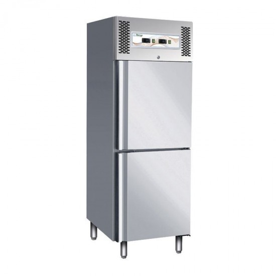 Armadio frigo Forcar GN2/1 a doppia temperatura in acciaio inox AISI 304