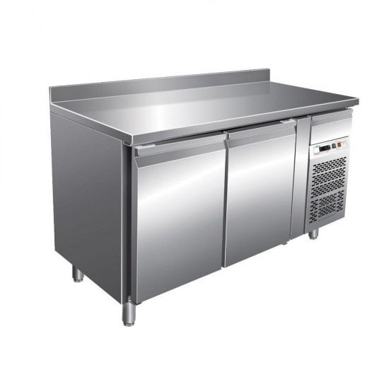 REFRIGERATED TABLE FOR VENTILATED PASTRY WITH UPSTAND MODEL G-PA2200TN - cornerchef