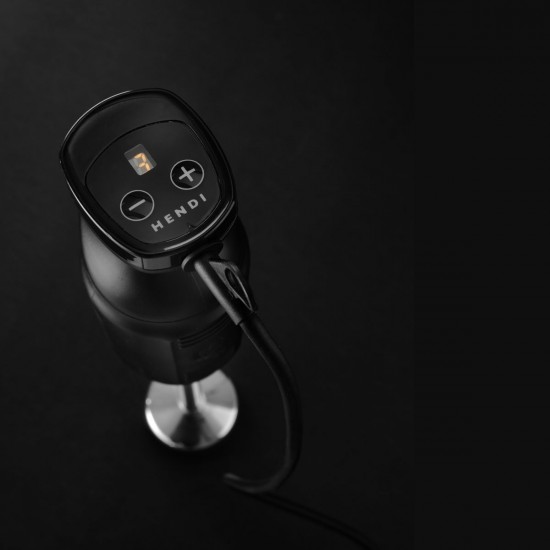 Frullatore ad immersione a 6 velocità con display LCD Hendi