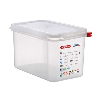 TRANSPARENT CONTAINER WITH LID GN 1/4 150 MM 4.3 L
