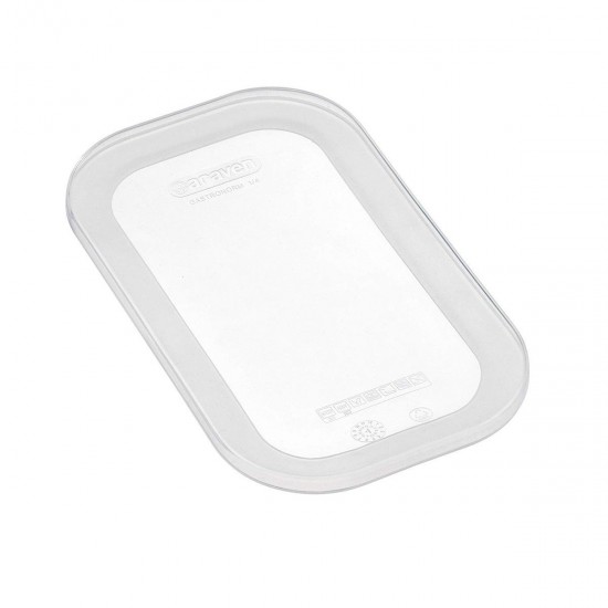 TRANSPARENT GN 1/4 SILICONE COVER