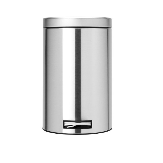 PEDAL BIN SILENT LT.30 INOX LUCIDO, PATTUMIERA A PEDALE CON MOTIONCONTROL