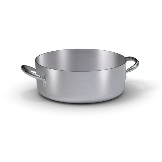 CASSERUOLA BASSA 2 MANIGLIE Ø 45 CM - professionale