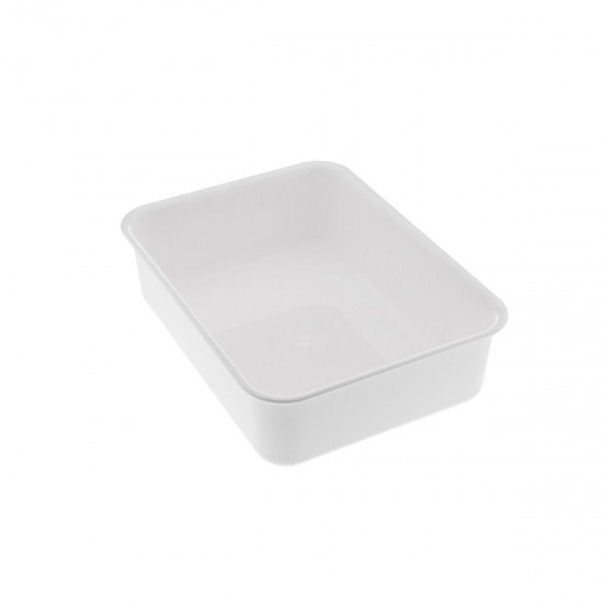 WHITE METHACRYLATE TRAY A4 H.8.5