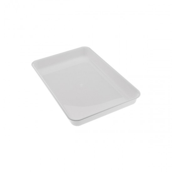 WHITE METHACRYLATE TRAY A5 H. 5 CM