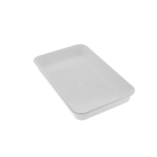  WHITE METHACRYLATE TRAY A7 H 5 CM