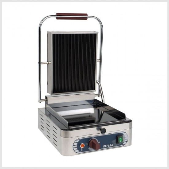 SINGLE ELECTRIC PLATE IN STRIPED GLASS CERAMIC - professionale