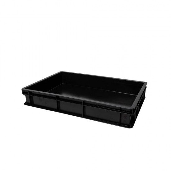 PIZZA TRAY 60X40 H7 BLACK - risto&food