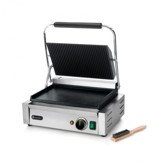 MEDIUM STRIPED SANDWICH PLATE ABOVE AND SMOOTH