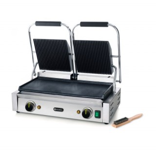 DOUBLE PANINE PANINE ABOVE STRIPED AND UNDER SMOOTH