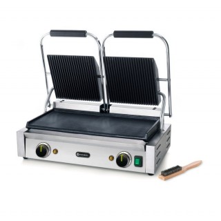 DOUBLE PANINE PANINE ABOVE STRIPED AND UNDER SMOOTH