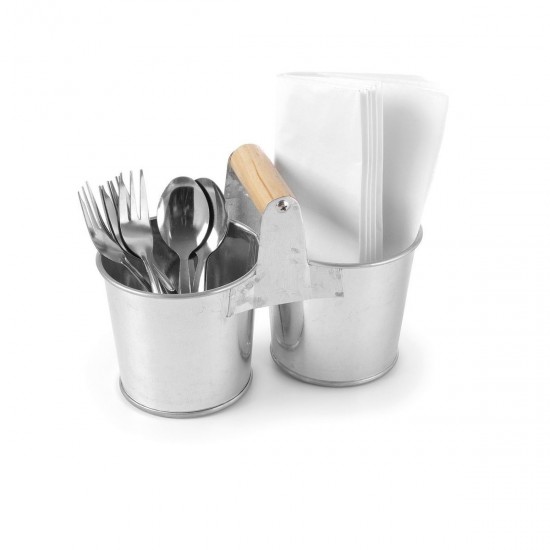 DOUBLE BUCKET WITH HANDLE