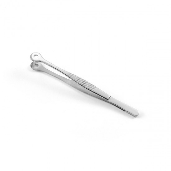 PINZETTA CON TESTA ARROTONDATA CM.15