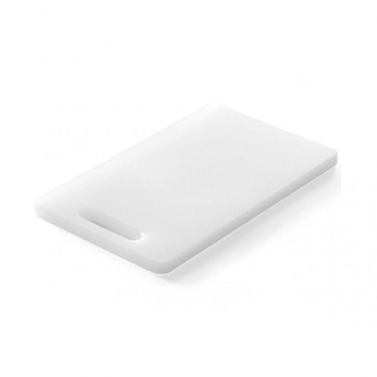 CHOPPING BOARD WITH WHITE HANDLE CM 30X20X1 - risto&food