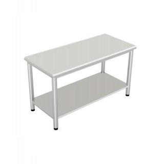 WORKBENCH FOR PASTRY 1800x900 WITHOUT BACK WITH INTERMEDIATE SHELF