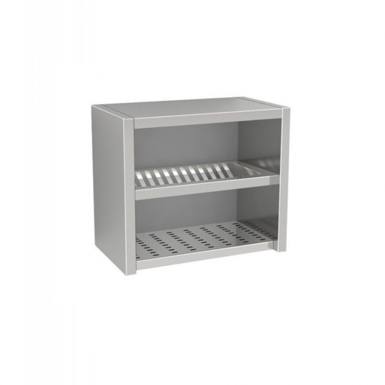 OPEN WALL UNIT 1000x600 WITH DISHES AND BASE SHELF - risto&food