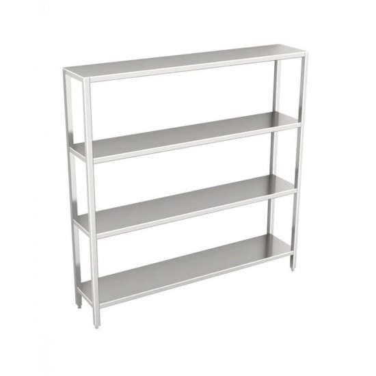 OPEN SHELF WITH SMOOTH SHELVES 1800X500 - professionale