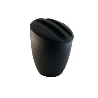 ROUND ICE HOLDER WITH BLACK LID