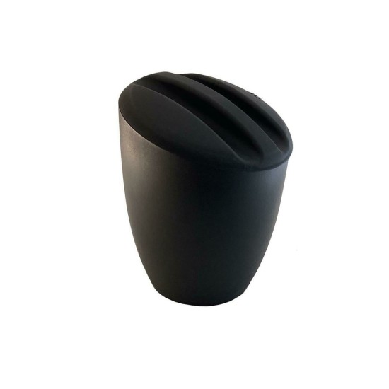 PORTAGHIACCIO ROTONDO CON COPERCHIO NERO - professionale