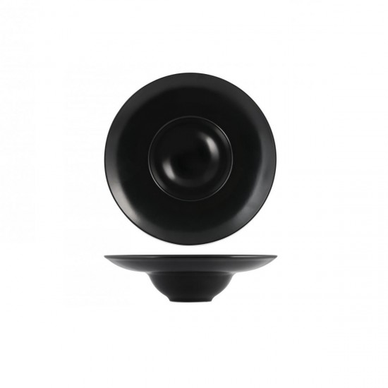 BLACK PASTABOWL PLATE CM 27 - cornerchef