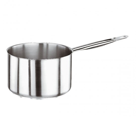 MEDIUM STEEL CASSEROLE 1 HANDLE CM.24 LT 5,4
