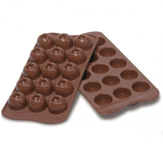 STAMPO IN SILICONE 15 SEMISFERE