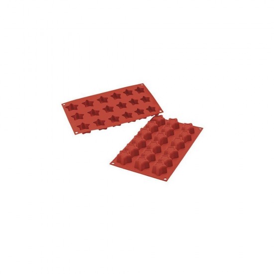 STAMPO SILICONE MINI STARS - professionale