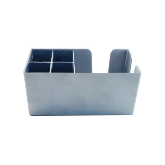 CARDBOARD HOLDER / BANK BENCH SILVER