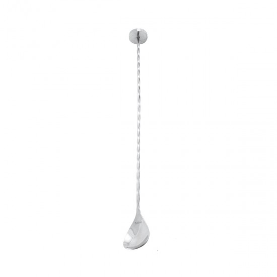 CUCCHIAINO MISCELATORE SPIRALATO CON DISCO IN ACCIAIO INOX 18/10