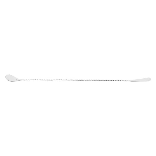 CUCCHIAINO MISCELATORE SPIRALATO CON LINGUETTA da 45 cm. IN A. INOX 18/10