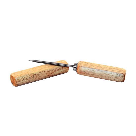 ROMPIGHIACCIO IN ACCIAIO INOX E LEGNO NATURALE - professionale