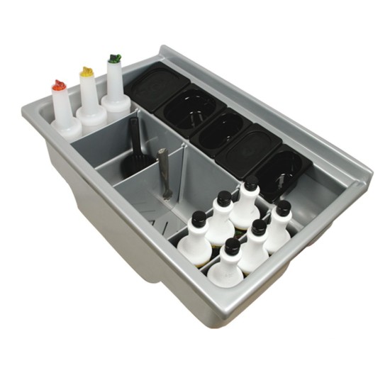DRINK STATION INSULATED IN ABS / POLYCARBONATE COMPLETE METALLIC GRAY