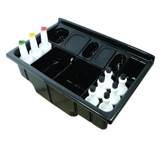 RECESSED DRINK STATION IN BLACK ABS / POLYCARBONATE