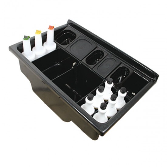 DRINK STATION INSULATED IN ABS / POLYCARBONATE COMPLETE METALLIC BLACK